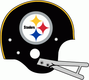 Pittsburgh Steelers 1963-1976 Helmet Logo iron on transfers for fabric
